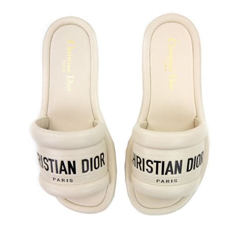 christian dior sloders|christian dior sandals outfit.